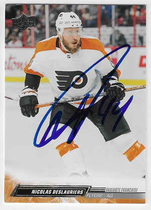Nick Deslauriers Signed 2022-23 Upper Deck Hockey Card - Philadelphia Flyers