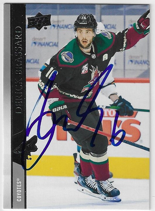 Derick Brassard Signed 2020-21 Upper Deck Hockey Card - Phoenix Coyotes