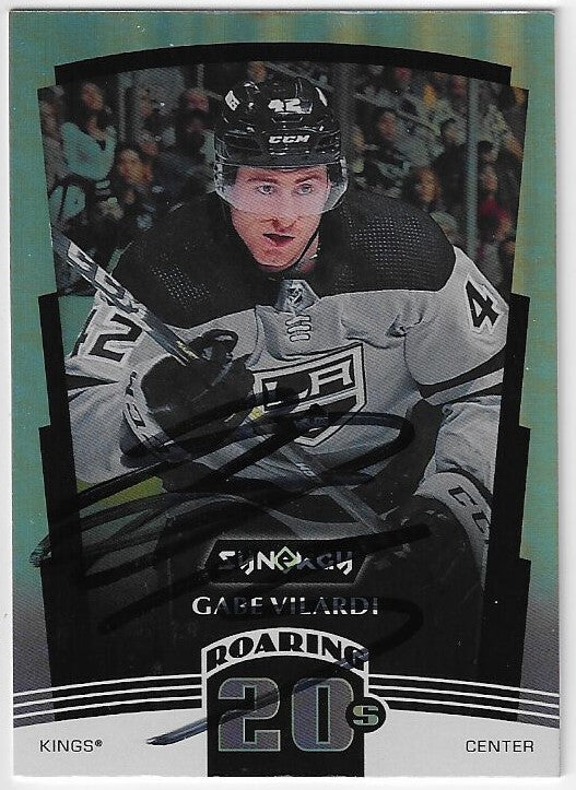 Gabe Vilardi Signed 2020-21 Upper Deck Synergy Hockey Card - Los Angeles Kings