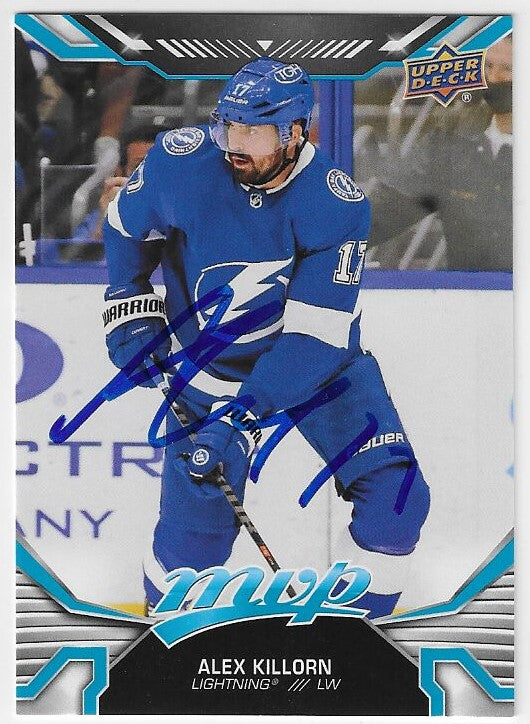 Alex Killorn Signed 2022-23 Upper Deck MVP Hockey Card - Tampa Bay Lightning