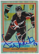 Jesse Winchester Signed 2009-10 O-Pee-Chee Retro Rainbow Hockey Card - Ottawa Senators SN/100