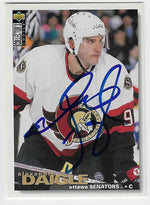 Alexandre Daigle Signed 1995-96 Collector's Choice Hockey Card - Ottawa Senators