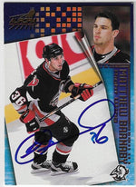 Matthew Barnaby Signed 1998-99 Pacific Aurora Hockey Card - Buffalo Sabres