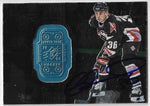 Matthew Barnaby Signed 1998-99 SPx Finite Hockey Card - Buffalo Sabres