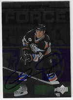 Matthew Barnaby Signed 1997-98 Upper Deck Hockey Card - Buffalo Sabres #393