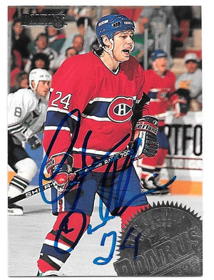 Lyle Odelein Signed 1994-95 Donruss Hockey Card - Montreal Canadiens