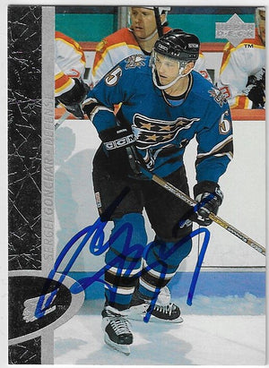 Sergei Gonchar Signed 1996-97 Upper Deck Hockey Card - Washington Capitals