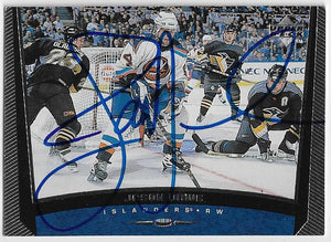 Jason Dawe Signed 1998-99 Upper Deck Hockey Card - New York Islanders