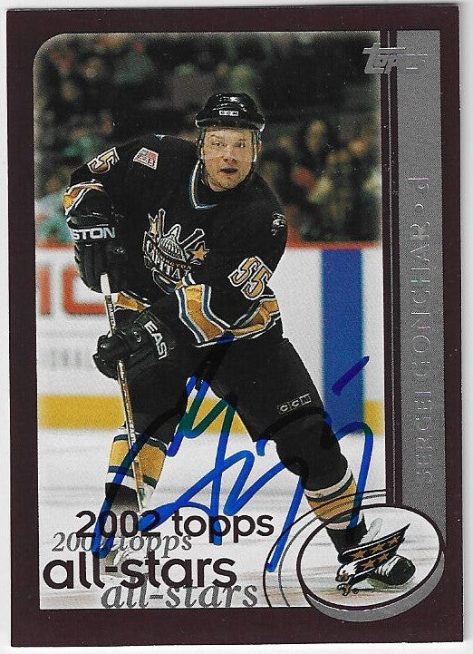 Sergei Gonchar Signed 2002-03 Topps Hockey Card - Washington Capitals #321