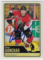 Sergei Gonchar Signed 2012-13 O-Pee-Chee Hockey Card - Ottawa Senators