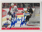 Sylvain Cote Signed 1993-94 O-Pee-Chee Premier Hockey Card - Washington Capitals