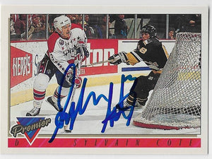Sylvain Cote Signed 1993-94 O-Pee-Chee Premier Hockey Card - Washington Capitals