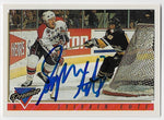 Sylvain Cote Signed 1993-94 Topps Premier Hockey Card - Washington Capitals