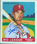 Aaron Rowand Signed 2007 Upper Deck Goudey Baseball Card - Philadelphia Phillies (Red Back)