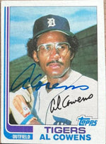 Al Cowens Signed 1982 Topps Baseball Card - Detroit Tigers - PastPros