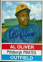 Al Oliver Autographed 1976 Hostess Baseball Card - Pittsburgh Pirates #112