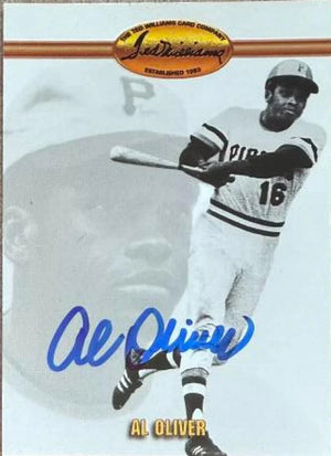 Al Oliver Autographed 1993 Ted Williams Card Company Baseball Card - Pittsburgh Pirates #79
