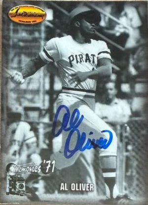 Al Oliver Autographed 1993 Ted Williams Card Company Baseball Card - Pittsburgh Pirates #M12
