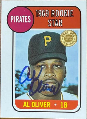 Al Oliver Autographed 2003 Topps Shoebox Collection Baseball Card - Pittsburgh Pirates #82
