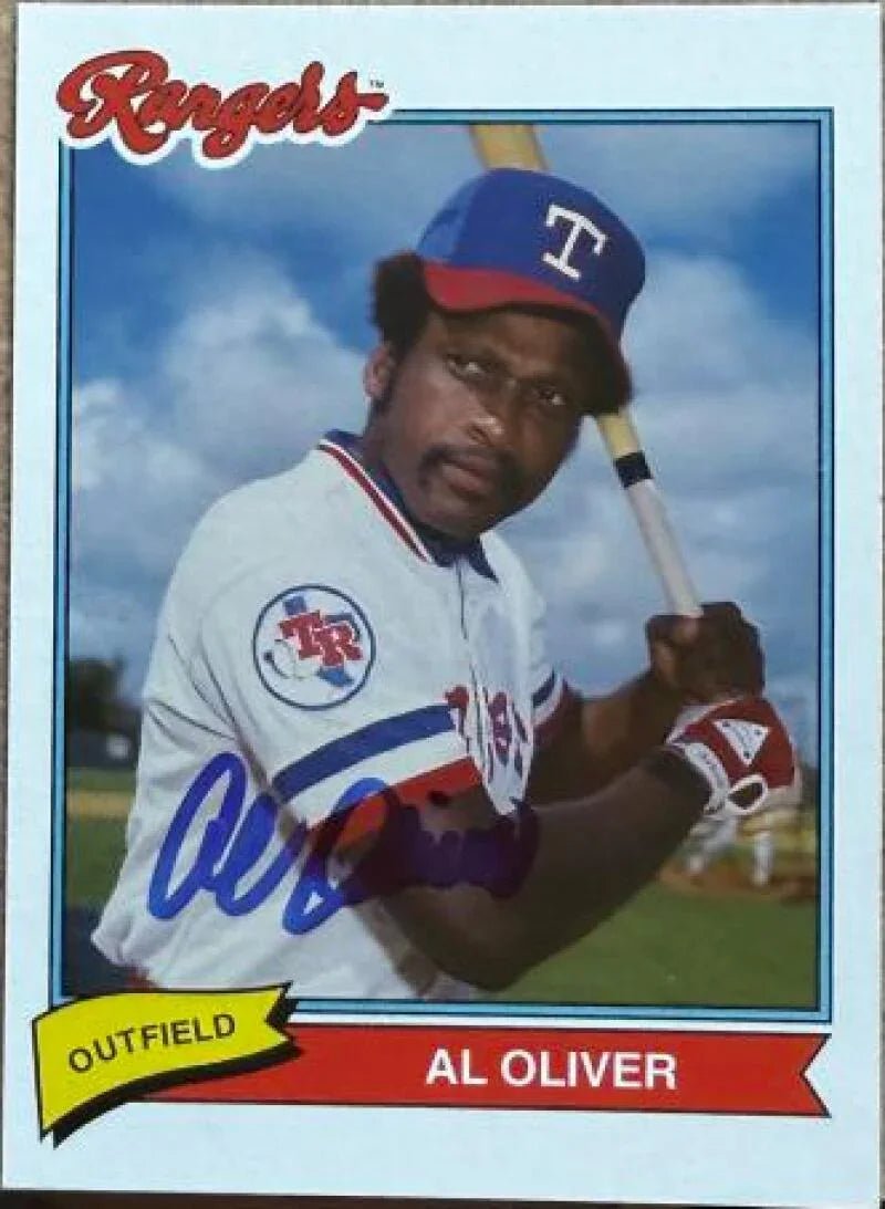 Al Oliver Autographed 2020 Topps Super 70s Sports Baseball Card - Texas Rangers