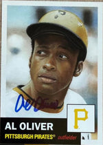 Al Oliver Autographed 2025 Topps Living Baseball Card - Pittsburgh Pirates 817 PR1415 Artist: Angel S. Aviles - PastPros