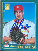 Alan Benes Signed 2001 Topps Baseball Card - St Louis Cardinals - PastPros