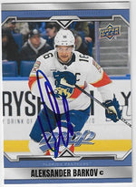 Aleksander Barkov Signed 2024 - 25 Upper Deck MVP Hockey Card - Florida Panthers - PastPros