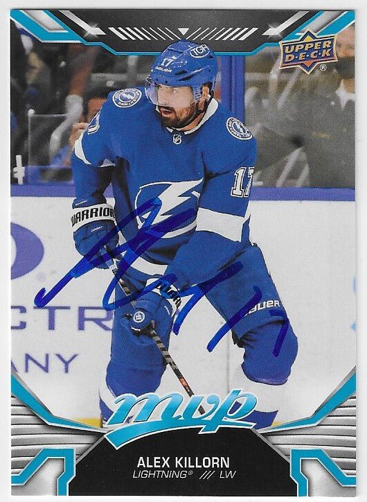 Alex Killorn Signed 2022-23 Upper Deck MVP Hockey Card - Tampa Bay Lightning