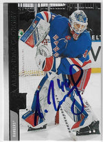 Alexander Georgiev Signed 2020 - 21 Upper Deck Hockey Card - New York Rangers - PastPros