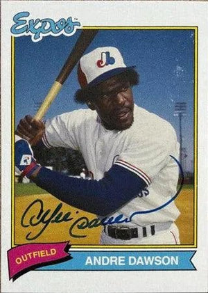 Andre Dawson Signed 2020 Topps Super 70s Baseball Card - Montreal Expos