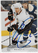 Andrew Cogliano Signed 2011-12 Upper Deck Hockey Card - Anaheim Ducks