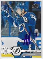 Anthony Cirelli Signed 2019-20 Upper Deck Hockey Card - Tampa Bay Lightning