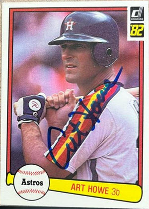 Art Howe Signed 1982 Donruss Baseball Card - Houston Astros - PastPros