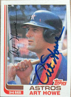Art Howe Signed 1982 Topps Baseball Card - Houston Astros #453 - PastPros