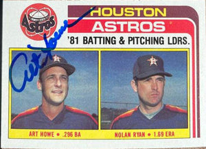 Art Howe Signed 1982 Topps Baseball Card - Houston Astros #66 - PastPros