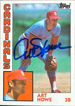 Art Howe Signed 1984 Topps Traded Tiffany Baseball Card - St Louis Cardinals