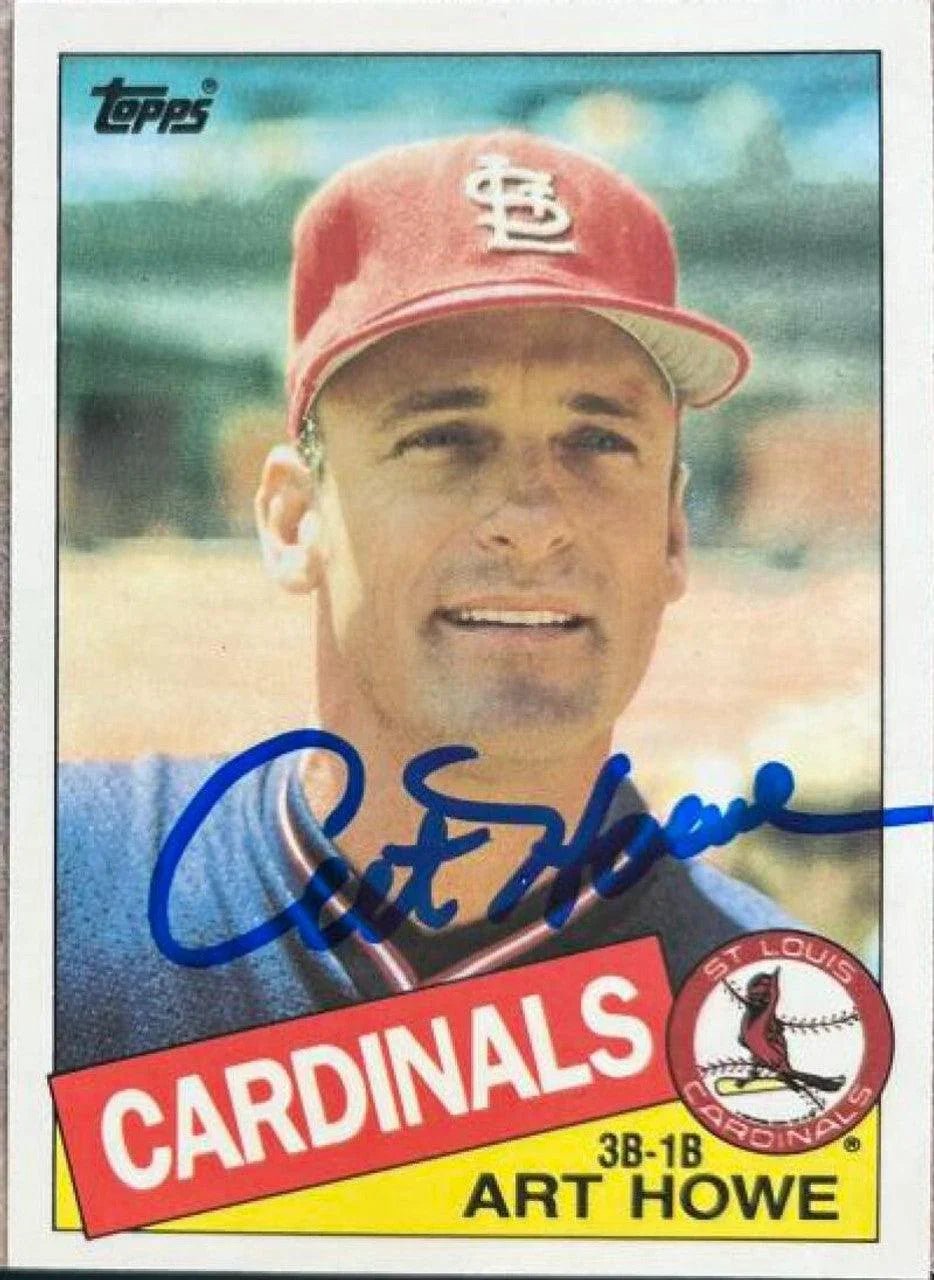 Art Howe Signed 1985 Topps Tiffany Baseball Card - St Louis Cardinals