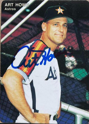 Art Howe Signed 1992 Mother's Cookies Baseball Card - Houston Astros - PastPros