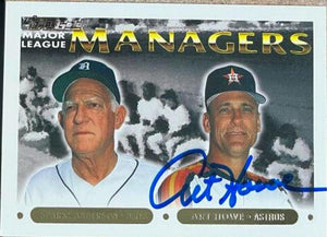 Art Howe Signed 1993 Topps Gold Baseball Card - Houston Astros - PastPros