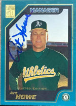 Art Howe Signed 2001 Topps Limited Baseball Card - Oakland A's