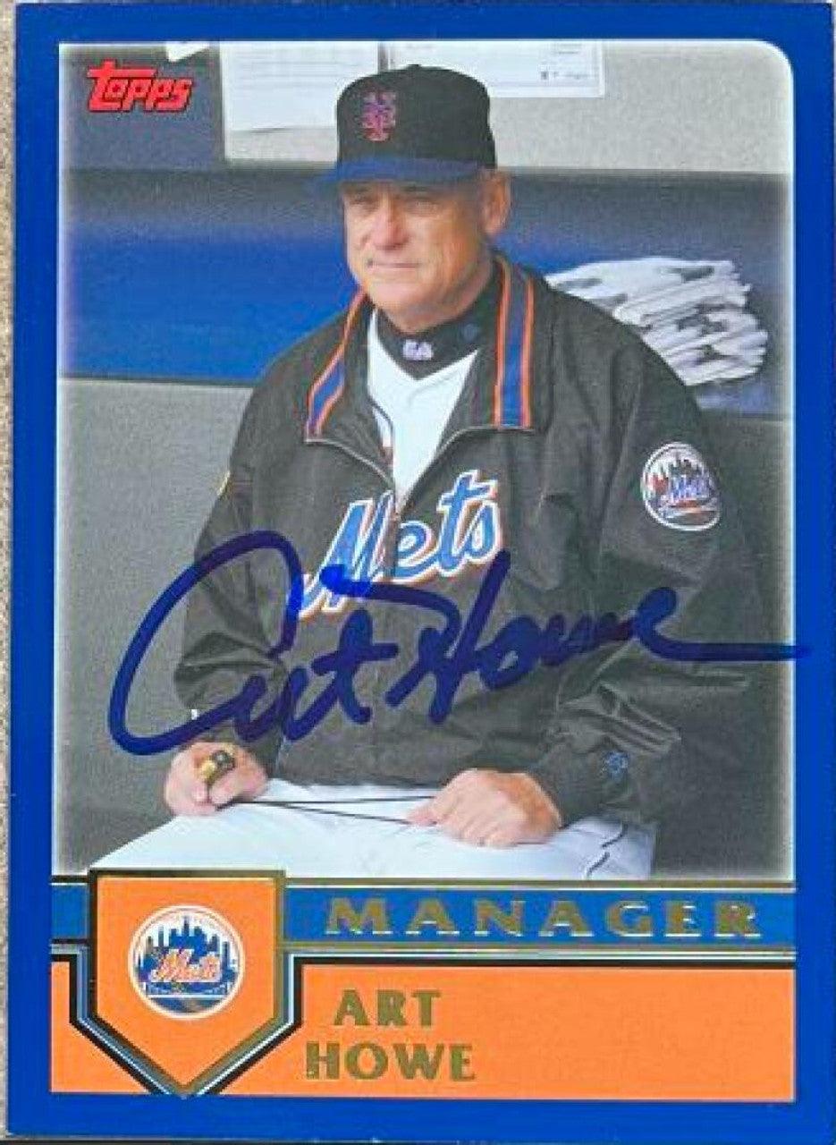Art Howe Signed 2003 Topps Traded & Rookies Baseball Card - New York Mets - PastPros