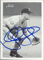 Aubrey Huff Signed 2001 Bowman Heritage Baseball Card - Tampa Bay Devil Rays