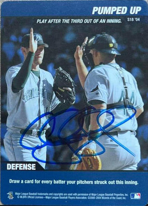 Aubrey Huff Signed 2004 MLB Showdown Trading Deadline Strategy Baseball Card - Tampa Bay Devil Rays - PastPros