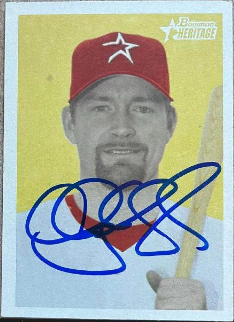 Aubrey Huff Signed 2006 Bowman Heritage Baseball Card - Houston Astros