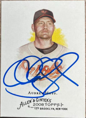 Aubrey Huff Signed 2008 Allen & Ginter Baseball Card - Baltimore Orioles - PastPros