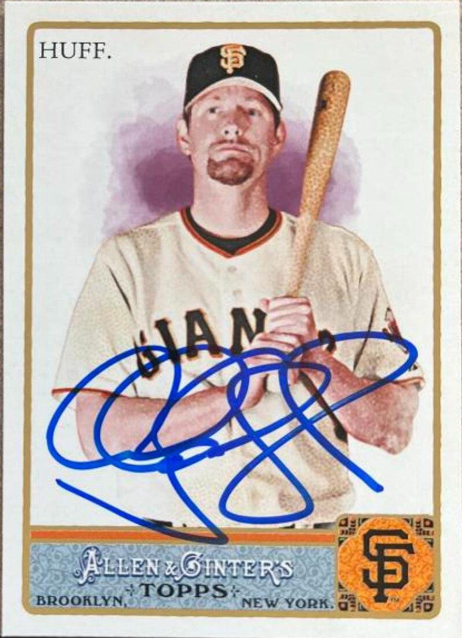 Aubrey Huff Signed 2011 Allen & Ginter Factory Set Baseball Card - San Francisco Giants - PastPros