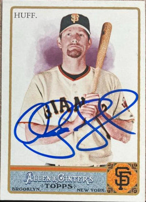 Aubrey Huff Signed 2011 Allen & Ginter Baseball Card - San Francisco Giants