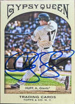 Aubrey Huff Signed 2011 Gypsy Queen Baseball Card - San Francisco Giants