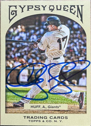 Aubrey Huff Signed 2011 Gypsy Queen Baseball Card - San Francisco Giants - PastPros