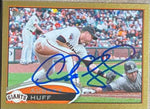 Aubrey Huff Signed 2012 Topps Gold Baseball Card - San Francisco Giants - PastPros